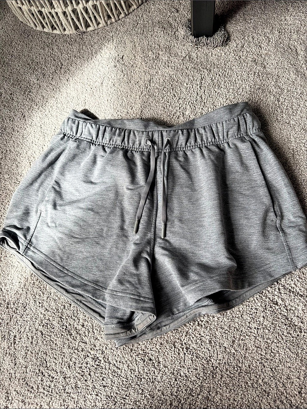 lululemon Inner Glow Short 3" *Terry Gray Athletic Shorts
